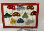 Embroidered Colored Mushrooms Ornaments Box Of 10 Nib 2024 Target Wondershop. Fixed Price $11.99.