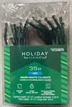 Holiday Living Led 35-COUNT 14.1-FT Warm White C3 Lights Battery Timer Indoor. Fixed Price $6.99.