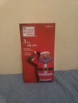 Home Accents Holiday 3.5 Ft. Led Santa Christmas Airblown Inflatable Brand New. Fixed Price $24.00.