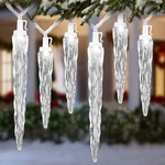 Gemmy Lightshow 24 Count Color Motion White Led Christmas Icicle 5286323. Fixed Price $29.99.