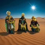 Kirkland Costco Three Kings Wisemen Candleholder Christmas Set 906486. Fixed Price $44.99.
