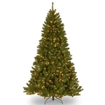 National Tree Company 7.5 Pre-lit North Valley Spruce 7FT 6IN, Green. Fixed Price $197.77.