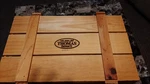 Thomas Pacconi Museum Series 12-PIECE Glass Christmas Ornaments Set Wood Crate. Fixed Price $45.00.