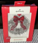 Hallmark Jc Penney Limited Edition 2017 Christmas Ornament Holly Wreath 828 New. Fixed Price $17.59.