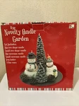 Vtg 8 Piece Novelty Candle Garden By Kmart 2 Snowmen Christmas Trees Pine Cones. Fixed Price $7.99.