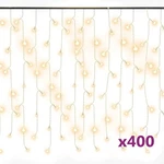 Christmas Lighting Outdoor Xmas Led Curtain Icicle Lights With 8 Models Vidaxl. Fixed Price $35.99.