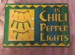 Vickerman Set Of 35 Red, Green And Yellow Chili Pepper Christmas Lights New. Fixed Price $9.99.