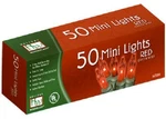 (10) Holiday Wonderland 4053-88 50 Count Red Mini Christmas Light Sets Xmas. Fixed Price $79.90.