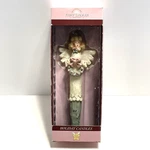 Vintage Kurt Adler Angel With Wreath Holiday Candle Heights Original Box. Fixed Price $14.95.