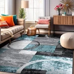 Rugshop For Living Room 8X10 Abstract Circle Guest Kitchen. Fixed Price $86.73.