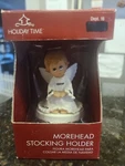 Holiday Time Traditional Stocking Holder Angel Vtg. Fixed Price $29.99.