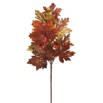 Raz Imports 27" Glittered Maple Leaf Spray (F4542113). Fixed Price $19.00.