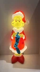 Gemmy 880191 Dr. Seuss' Grinch Light-up Christmas Decoration, Blow Molded, 24.2. Fixed Price $65.00.