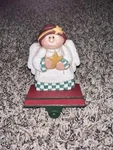 Midwest Of Cannon Falls Angel Christmas Stocking Holder Cast Iron Eddie Walker. Fixed Price $11.25.