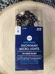 2019 Christmas/holiday/seasonal Snowman Mini String Lights Led New. Fixed Price $10.99.
