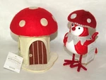 Target Wondershop Christmas 2024 Featherly Friends Bird Mushroom House + Capster. Fixed Price $13.45.