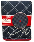 New Holiday Time 48IN "merry Christmas" Denim Blue With Red Trim Tree Skirt. Fixed Price $18.99.