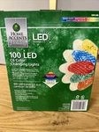 Home Accents Changing 100 White / Multicolored C-6 Faceted Led Lights. Fixed Price $11.86.
