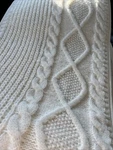 Limbridge Cream Round 48 Inch Cable Knit Thick Rustic Christmas Tree Skirt. Fixed Price $58.99.