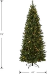 National Tree Company Pre-lit Artificial Christmas Multi Color Lights 7.5FT. Fixed Price $99.98.