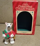 Gibson Christmas Collectibles Last Minute Rush Polar Bear 1992 Ornament. Fixed Price $10.00.