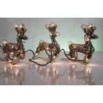 3PC Wire Frame Led Light Up Reindeer Christmas Decor Indoor Outdoor Holiday Xmas. Fixed Price $19.99.