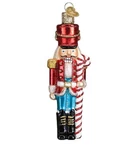 Old World Christmas (44082) Peppermint Nutcracker Ornament. Fixed Price $17.84.