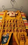 Vintage Crazy Mountain Countdown To Christmas Calendar Moose Raindeer. Fixed Price $24.95.