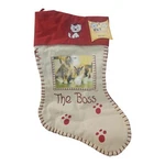 New Target Kitty Cat Christmas Changeable Photo Picture Stocking Boss 14" Pet. Fixed Price $11.99.