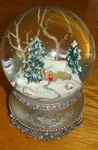 Roman Glitterdome Musical Snow Globe - "i'll Home For Christmas" 2010 Clean. Fixed Price $19.45.