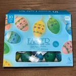 Vintage Walmart Easter Egg 10 Light Set Indoor Outdoor Use. Fixed Price $20.00.