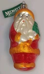 Midwest Of Cannon Falls Vintage Glassworks Ornament Czech - Santa. Fixed Price $15.00.