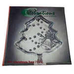 Celebrations Plate Pressed Glass Christmas Tree With Warmest Wishes 7.5 Inch. Fixed Price $5.24.