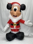Gemmy Christmas Disney 3.5 Ft Santa Mickey Mouse Airblown Inflatable. Fixed Price $15.99.