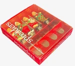 Vintage 2002 Boston Warehouse Holiday Neighbors Set Of 4 Christmas Spreaders. Fixed Price $12.95.