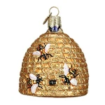 Old World Christmas Bee Skep Glass Blown Ornament For Tree, Handcra.... Fixed Price $24.96.