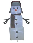 Christmas Inflatable 4FT Snowman Ice Cube Led Light Up Outdoor Yard Decoration. Fixed Price $29.94.