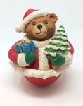 Kurt Adler Snowtown Santa Bear Revolving Musical Christmas Display. Fixed Price $24.99.