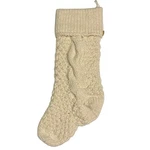 Pottery Barn Chunky Cable Knit Wool Ivory Christmas Stocking Embroidered Sarah. Fixed Price $19.95.