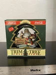 Coca-cola Trim Tree Collection 1956 Santa With Painting Elf Ornament 1994. Fixed Price $9.99.