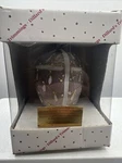 Dillards Hand Blown & Painted Glass Egg Christmas Ornament Purple White Poland. Fixed Price $25.49.