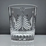 (1) Mikasa Christmas Tree Old Fashioned Glass 3 7/8 Holiday Barware Euc. Fixed Price $27.58.