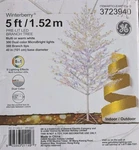 New Ge Color Choice 5-FT Winterberry Pre-lit White Artificial Christmas Tree. Fixed Price $189.90.