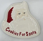 Martha Stewart Collection Christmas Cookies For Santa White Ceramic Plate Nwot. Fixed Price $22.49.