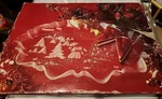 Mikasa Oval Canape Platter Germany Glass Crystal 17.25" Christmas Story SA600349. Fixed Price $23.96.