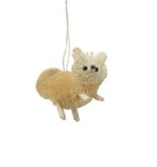 Kurt Adler 3.5" Buri Bristle Fox Winter Animal Christmas Ornament. Fixed Price $6.88.