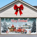 Brightown Christmas Garage Door Cover 7 X 16 Ft Decorations, With Magnetic Ho.... Fixed Price $42.90.