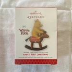 Hallmark Keepsake Disney Winnie The Pooh Baby's First Christmas Ornament 2013. Fixed Price $11.99.