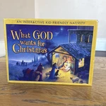 What God Wants For Christmas Interactive Nativity Family Life 2005 Complete. Fixed Price $49.95.