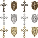 1 Box 60PCS Styles Rosary Cross Charms Crucifix Easter Holiday Antiqu.... Fixed Price $19.15.